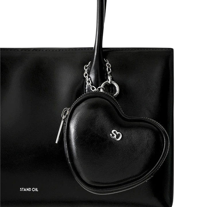 Club21 - STAND OIL - Heart Pods Keyring - POUCHES - Black