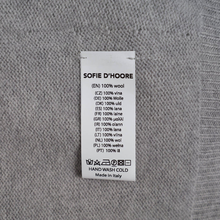 Club21 - Sofie D'Hoore - Oversized 3/4 Sleeve Top - KNIT TOPS - Light Grey