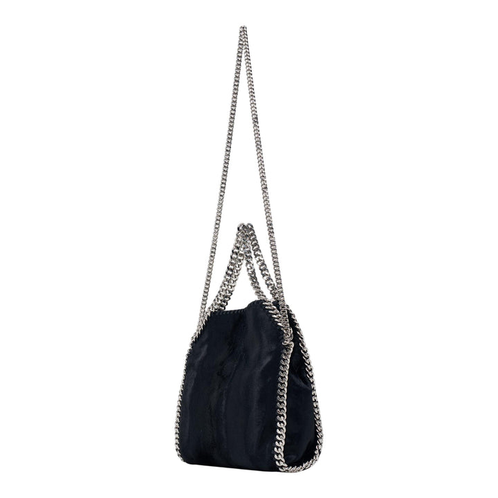 Club21 - Stella McCartney - Falabella Mini Bag Brushed Velvet - CROSS BODY - Black
