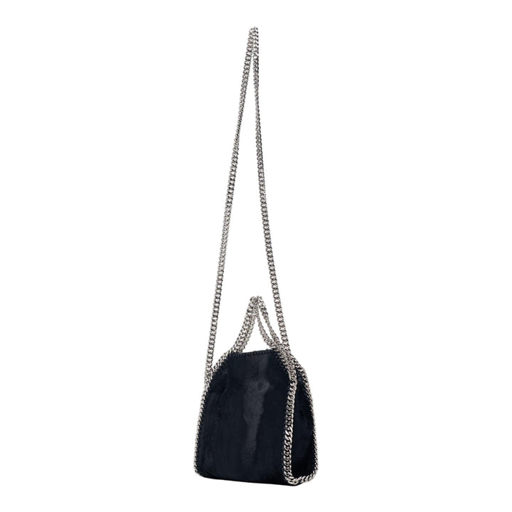 Club21 - Stella McCartney - Falabella Tiny Bag Brushed Velvet - CROSS BODY - Black