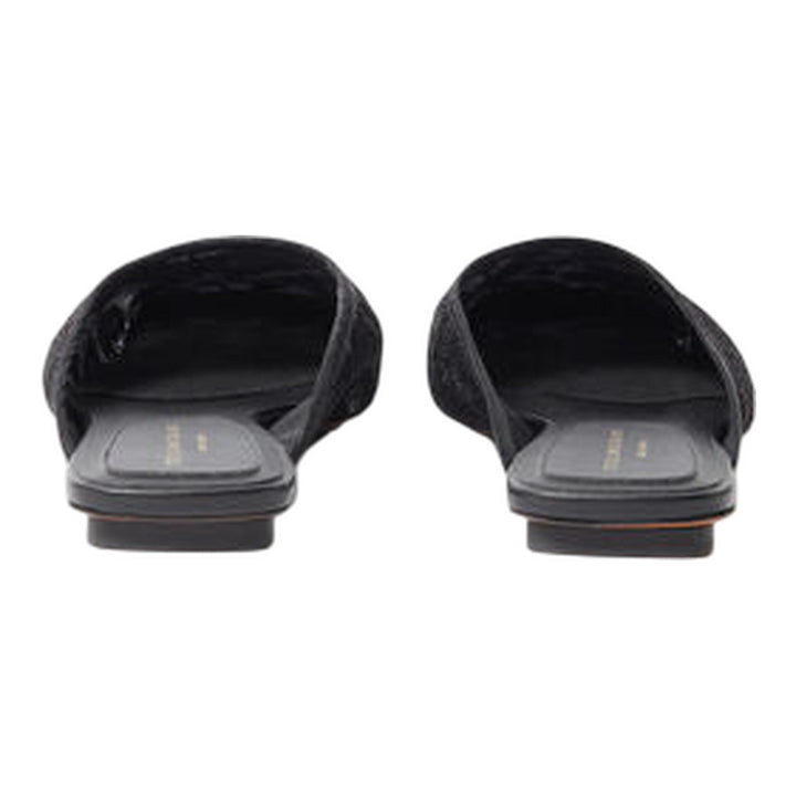 Club21 - Stella McCartney - Slipper Lace On Mesh - FLAT SANDALS - Black