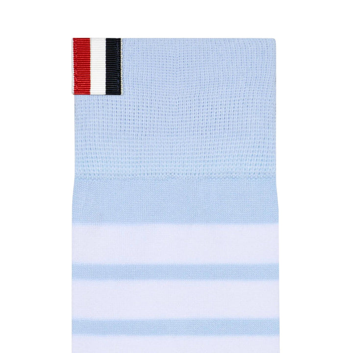 Club21 - Thom Browne - Cotton 4-Bar Mid Calf Socks Men - SOCKS - Blue