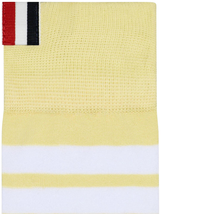 Club21 - Thom Browne - Cotton 4-Bar Mid Calf Socks Men - SOCKS - Yellow