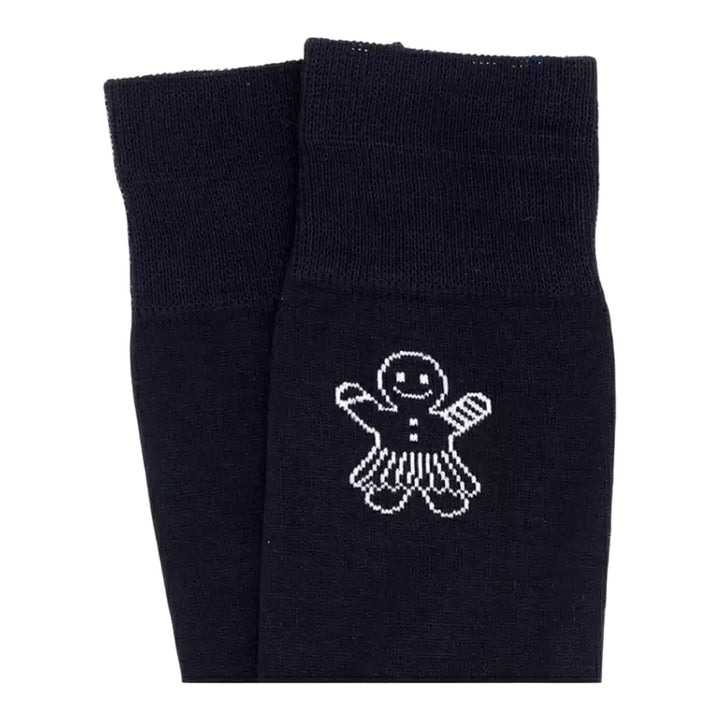 Club21 - Thom Browne - Holiday Gingerbread Mr And Mrs Socks - SOCKS - Navy