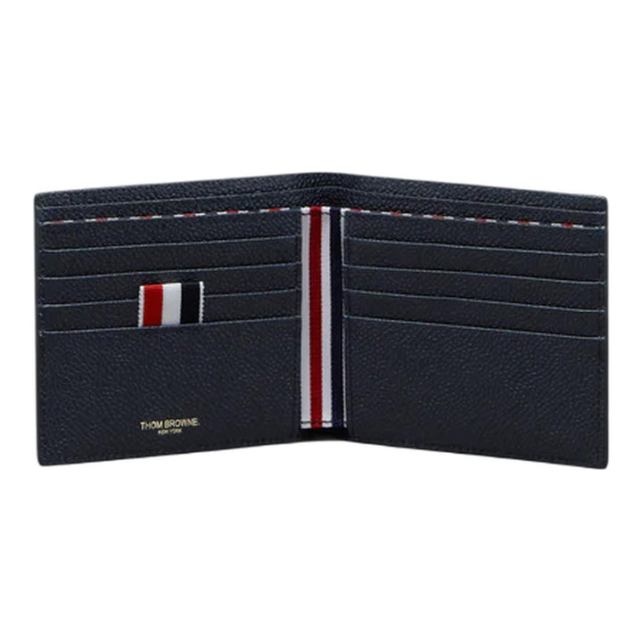 Club21 - Thom Browne - Pebble Grain Bifold Men - BILLFOLDS - Navy
