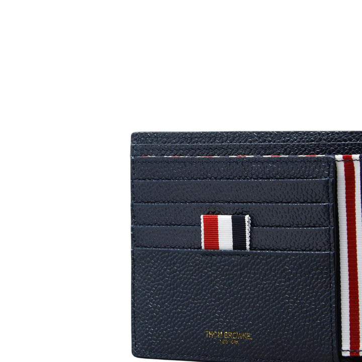 Club21 - Thom Browne - Pebble Grain Bifold Men - BILLFOLDS - Navy