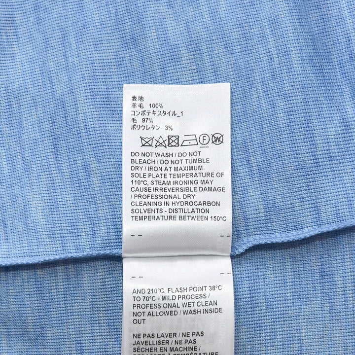 Club21 - Thom Browne - Short Sleeve Rib Cuff Polo - POLOS - Light Blue