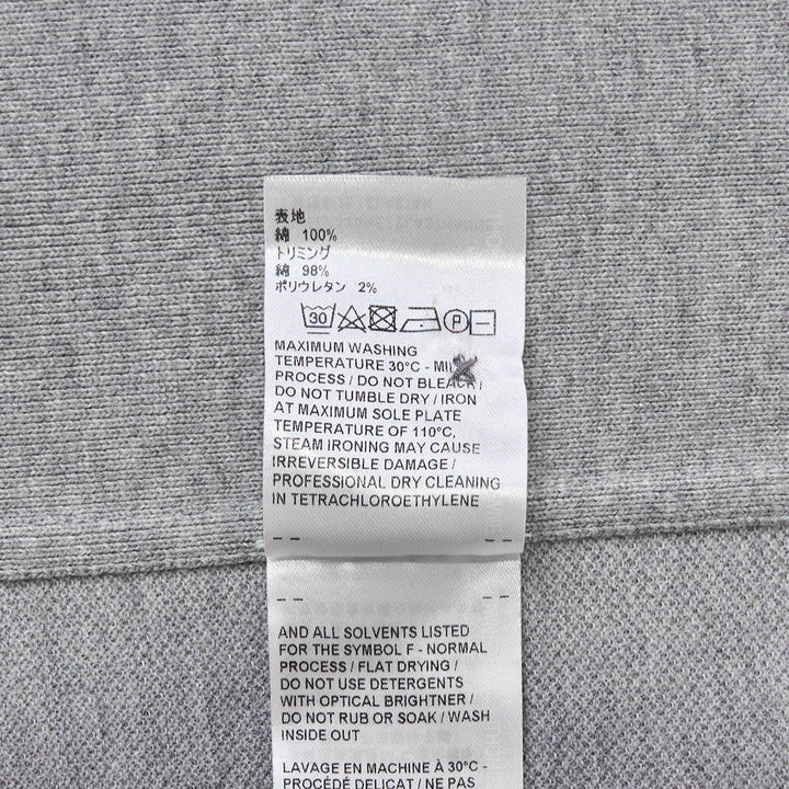 Club21 - Thom Browne - Short Sleeve Rib Cuff Polo - POLOS - Light Grey