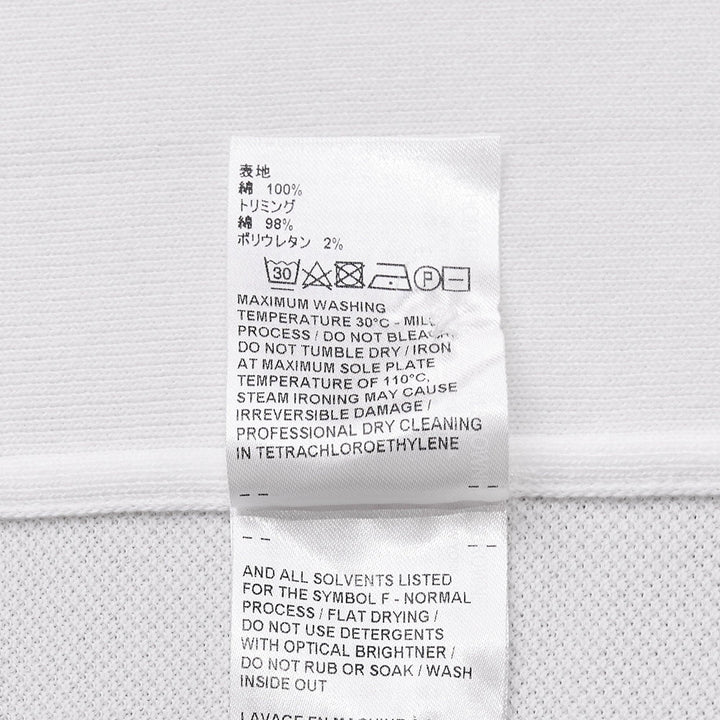 Club21 - Thom Browne - Short Sleeve Rib Cuff Polo - POLOS - White