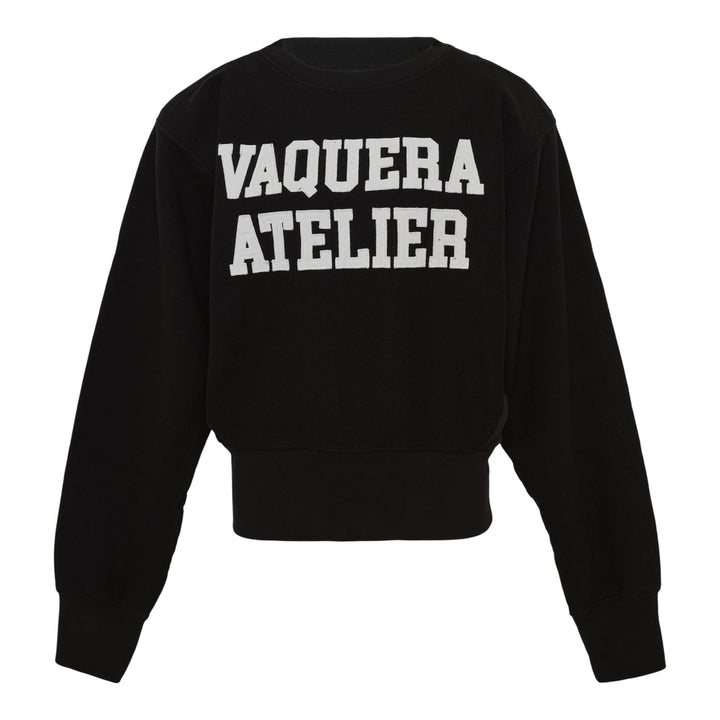 Club21 - VAQUERA - Women Shoulderpad Sweatshirt - SWEATSHIRTS - Black