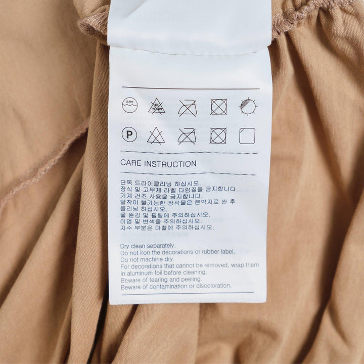 Club21 - We11done - Beige Womens Rolledup Hoodie - SWEATSHIRTS - Beige