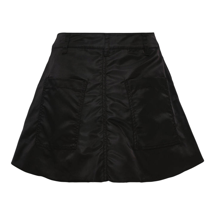 Club21 - We11done - Black Womens Nylon Cargo Mini Skirt - SKIRTS - Black