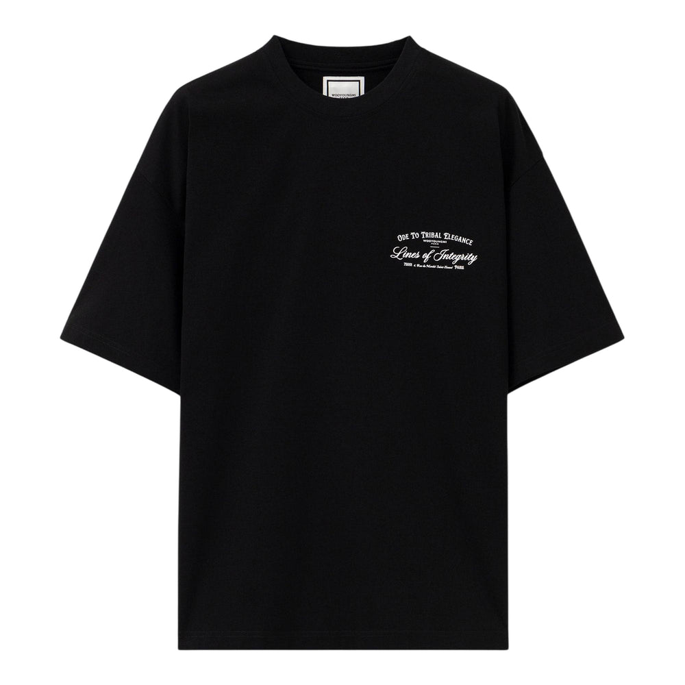 Club21 - Wooyoungmi - Chandelier Back Print Tee - TEES - Black