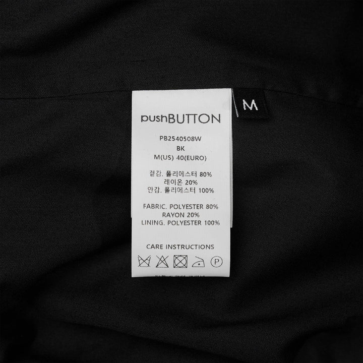 Club21 - pushBUTTON - Black Pleated Voluminous Dress - WOVEN DRESSES - Black