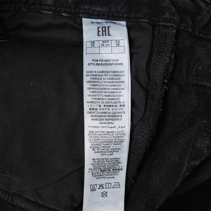 Club21 - rag & bone - Logan Mid-Rise Wide Leg Jeans - JEANS - Black