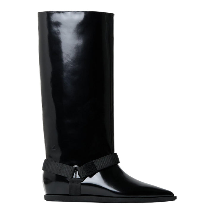 Club21 - sacai - Belted Boots - BOOTS - Black