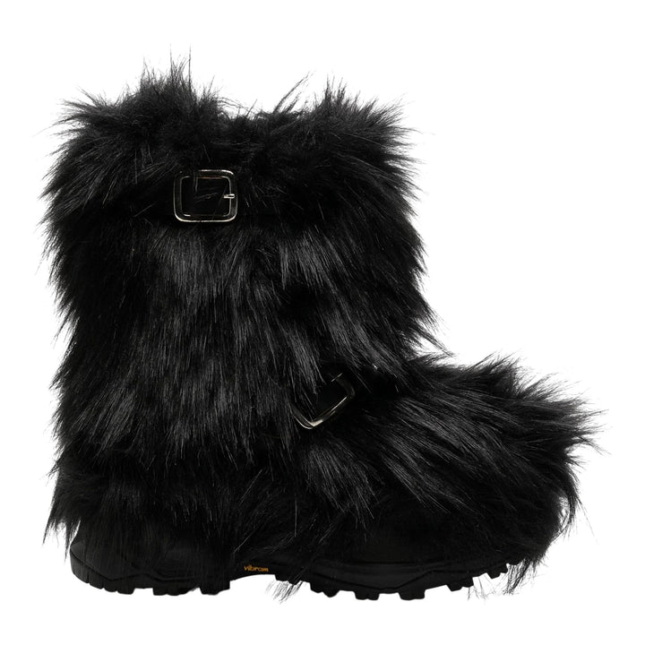 Club21 - sacai - Faux Fur Boots - BOOTS - Black