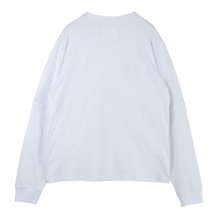 Club21 - sacai X Carhartt WIP - Carhartt WIP Cotton Jersey Long Sleeve T-Shirt - TEES - White