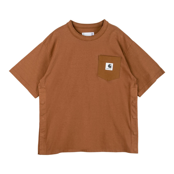 Club21 - sacai X Carhartt WIP - Carhartt WIP Cotton Jersey T-Shirt - TEES - Beige