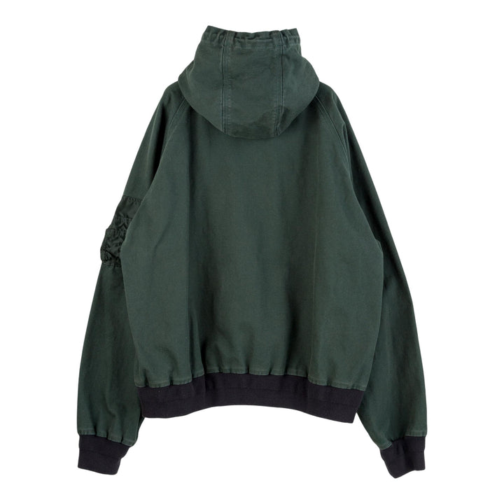 Club21 - sacai X Carhartt WIP - Carhartt WIP Washed Duck Hooded Blouson - SWEATSHIRT - Green