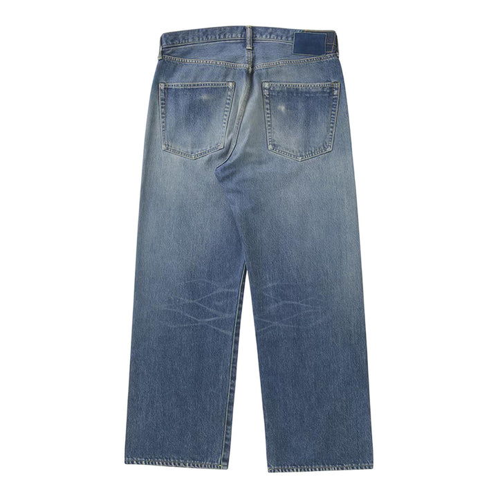 Club21 - visvim - Social Sculpture 01 Wide Dmgd-44 - JEANS - Indigo
