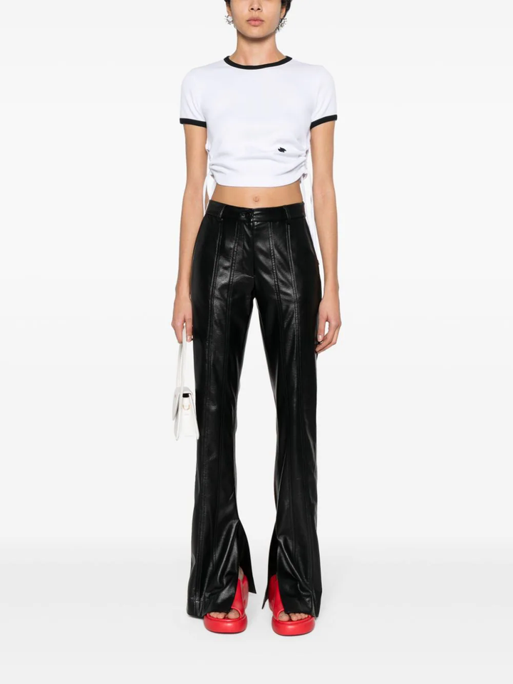 사이드 루프 골지 티셔츠