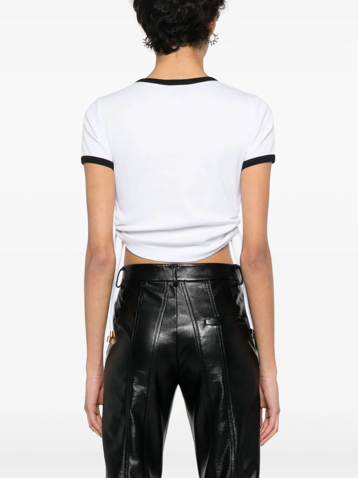 사이드 루프 골지 티셔츠