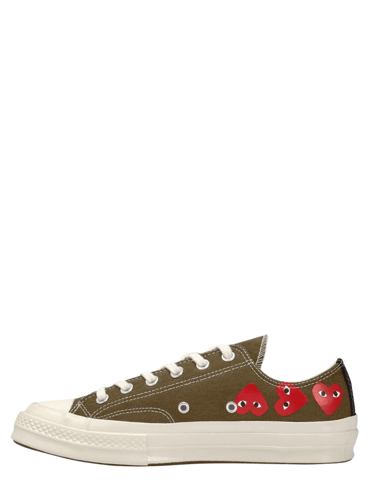 COMME-des-GARCONS-PLAY-CONVERSE-Converse-Low-Cut-Multi-Hearts-Sneakers-Khaki-2