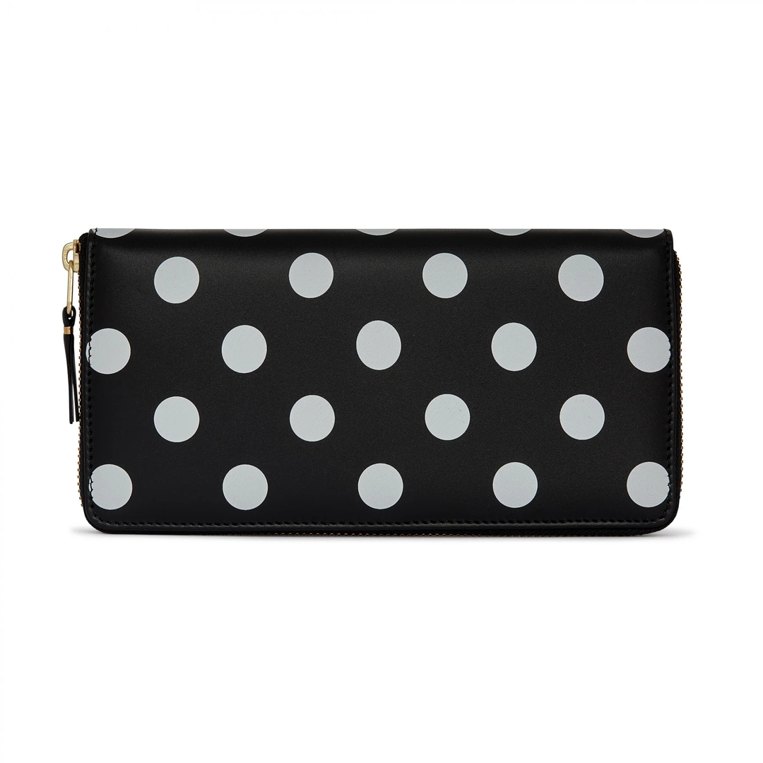 Dots Printed Long Wallet