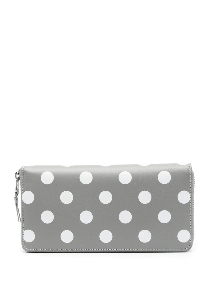 Dots Printed Long Wallet