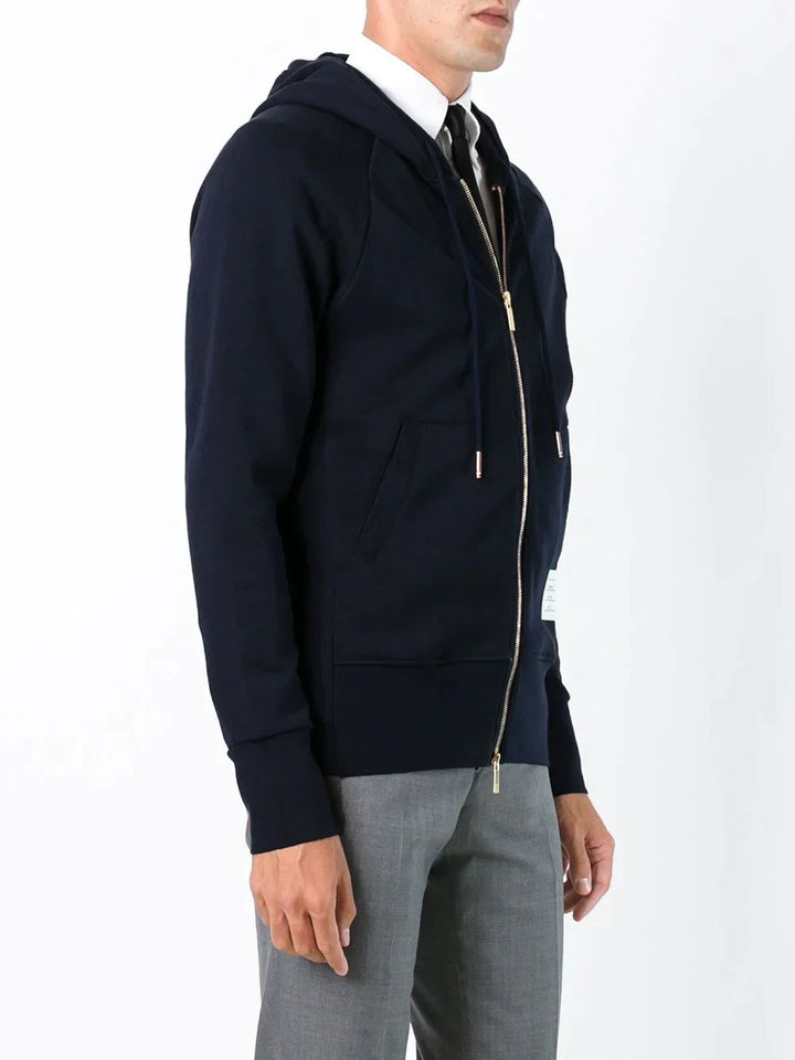Classic Loopback 4-Bar Zip Hoodie