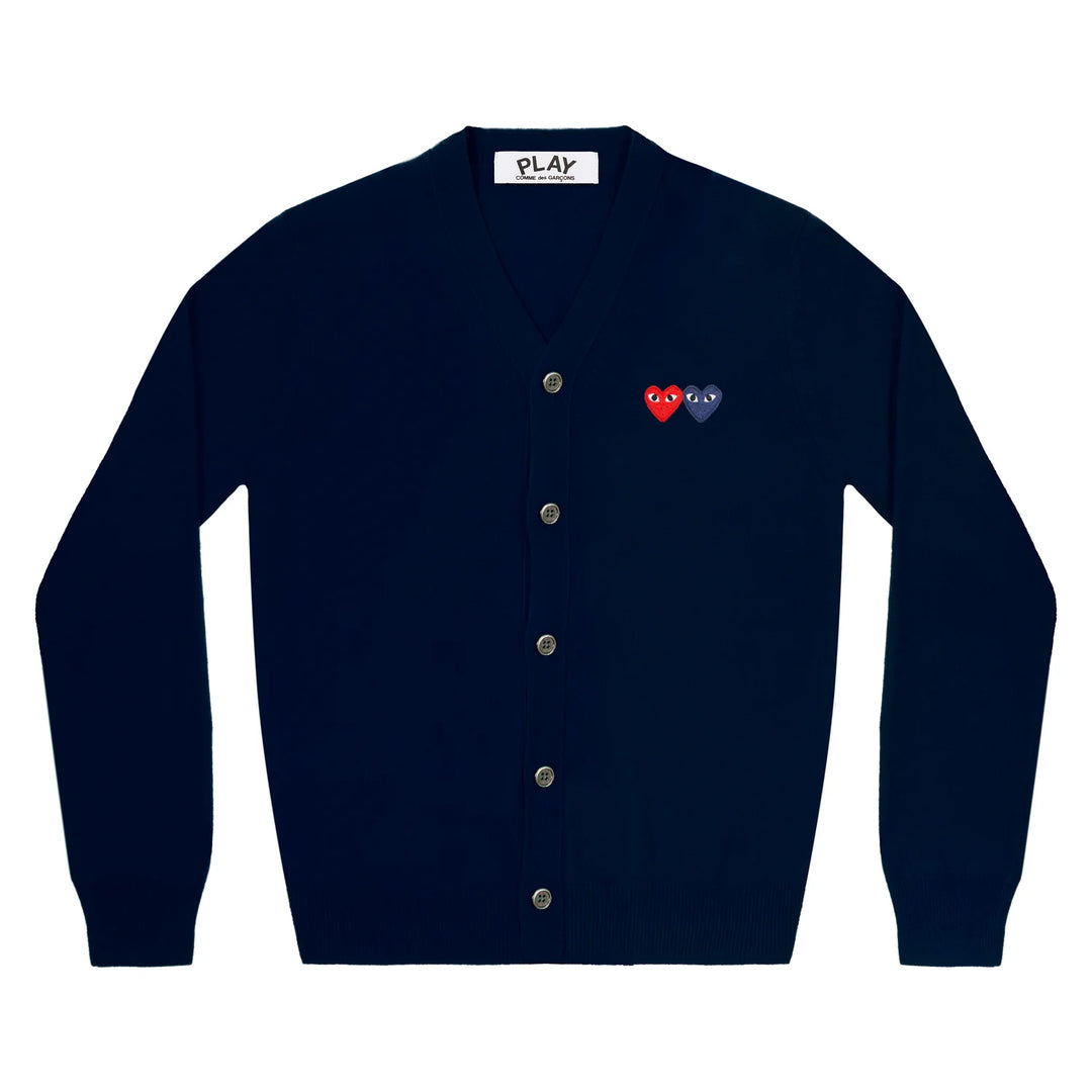 Double Heart Men s Cardigan Club21
