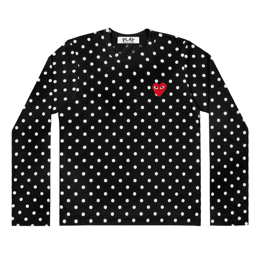 Red Emblem Polka Dots Tee Men