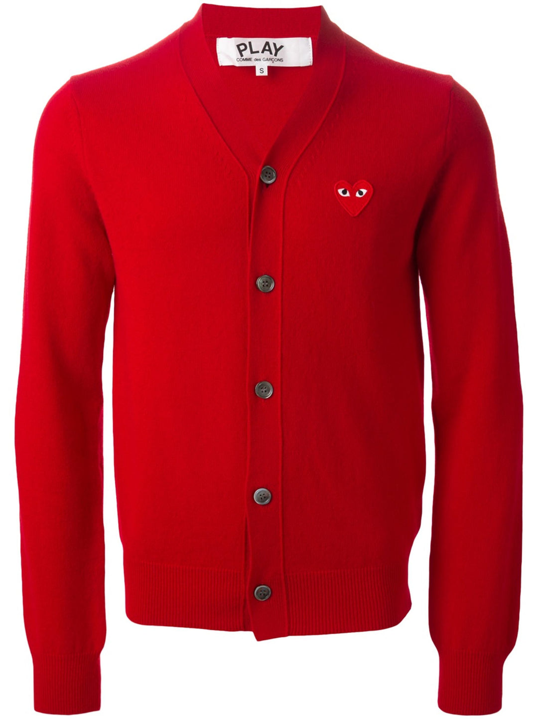 Red Emblem Cardigan