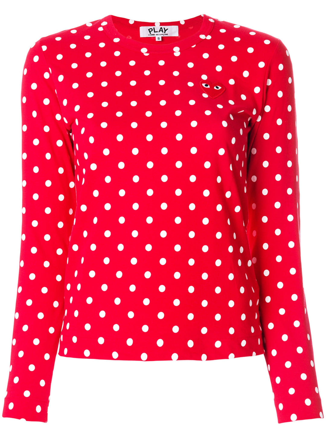 Red Emblem Polka Dots Tee