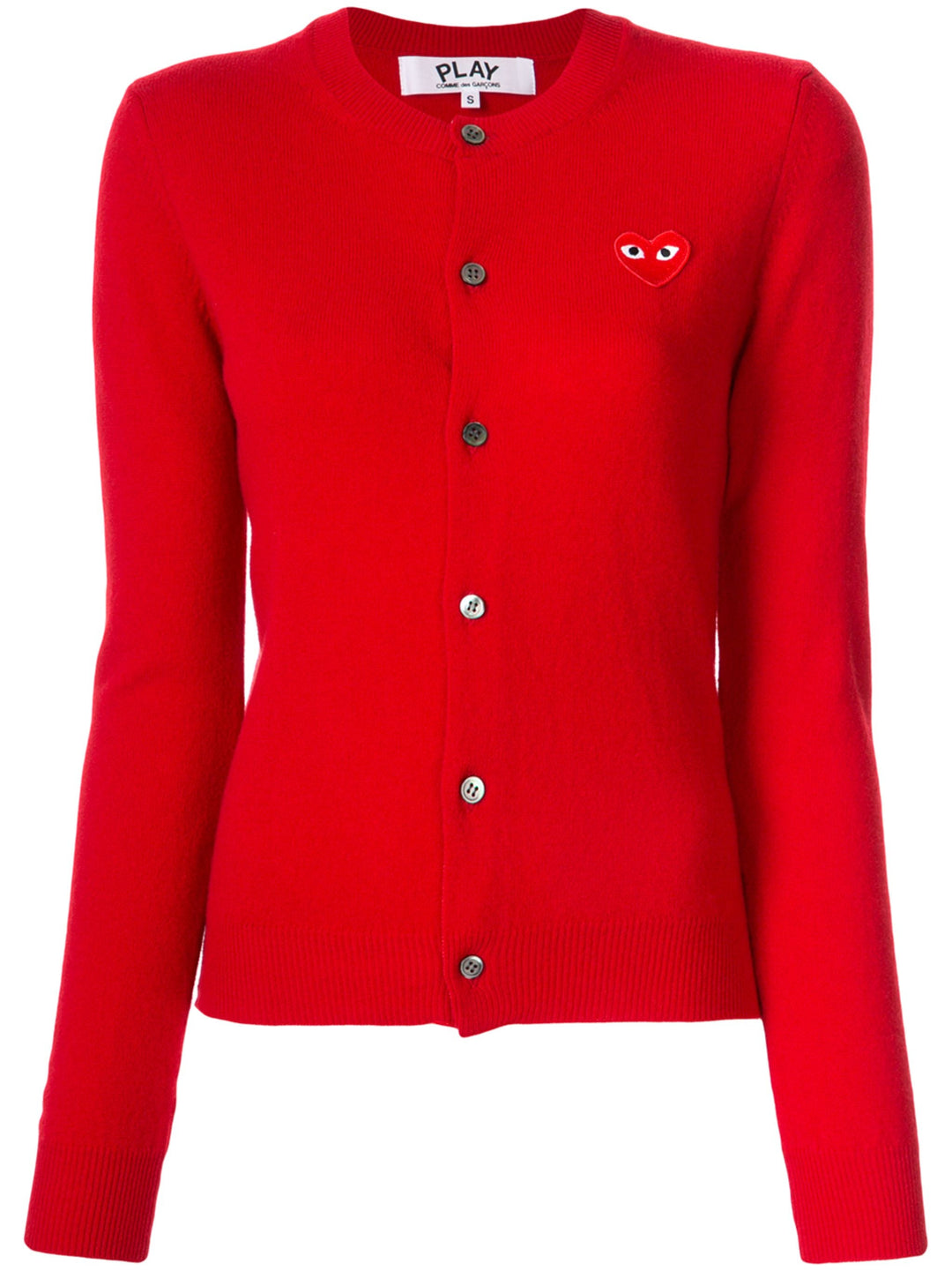 Red Emblem Cardigan