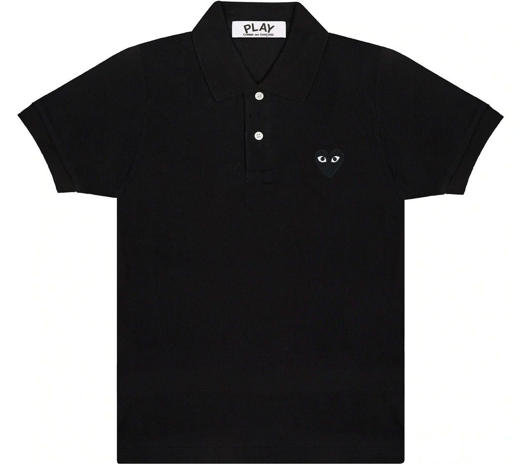 Black Heart Polo Shirt Men