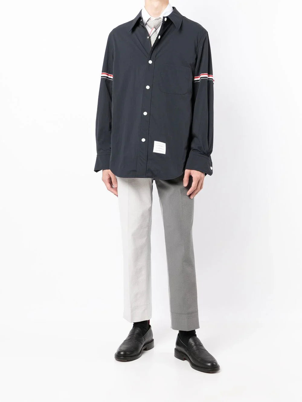 Nylon Armband Shirt Jacket
