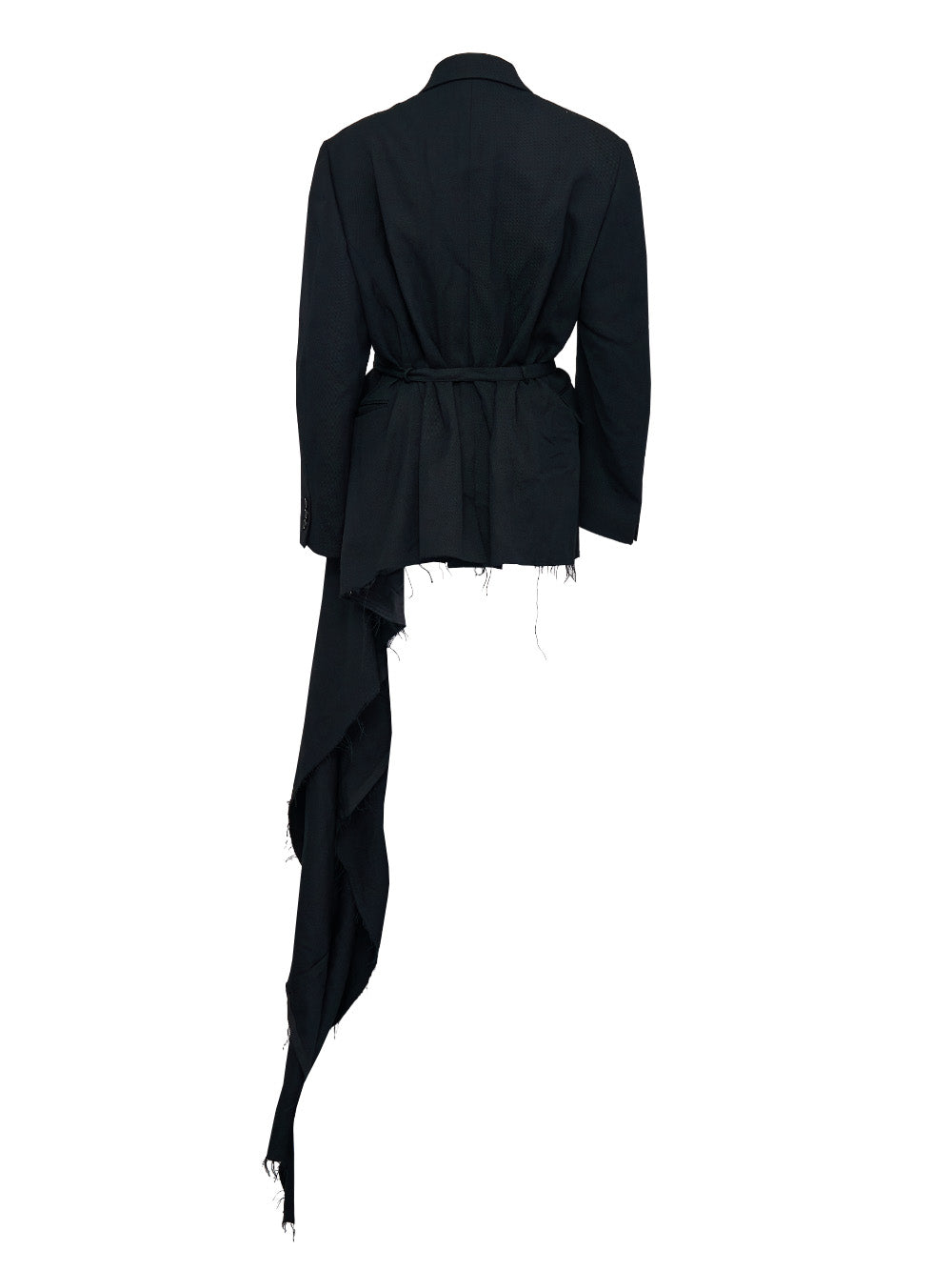 Long Fabric Folded Jacket