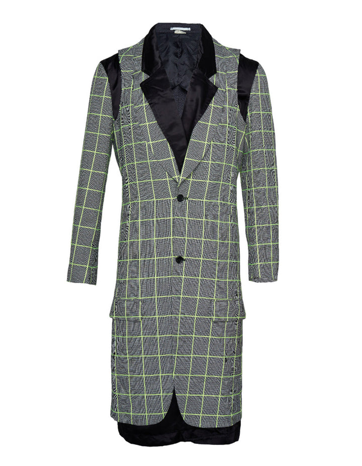 Wool Glen Check Pattern Jacket