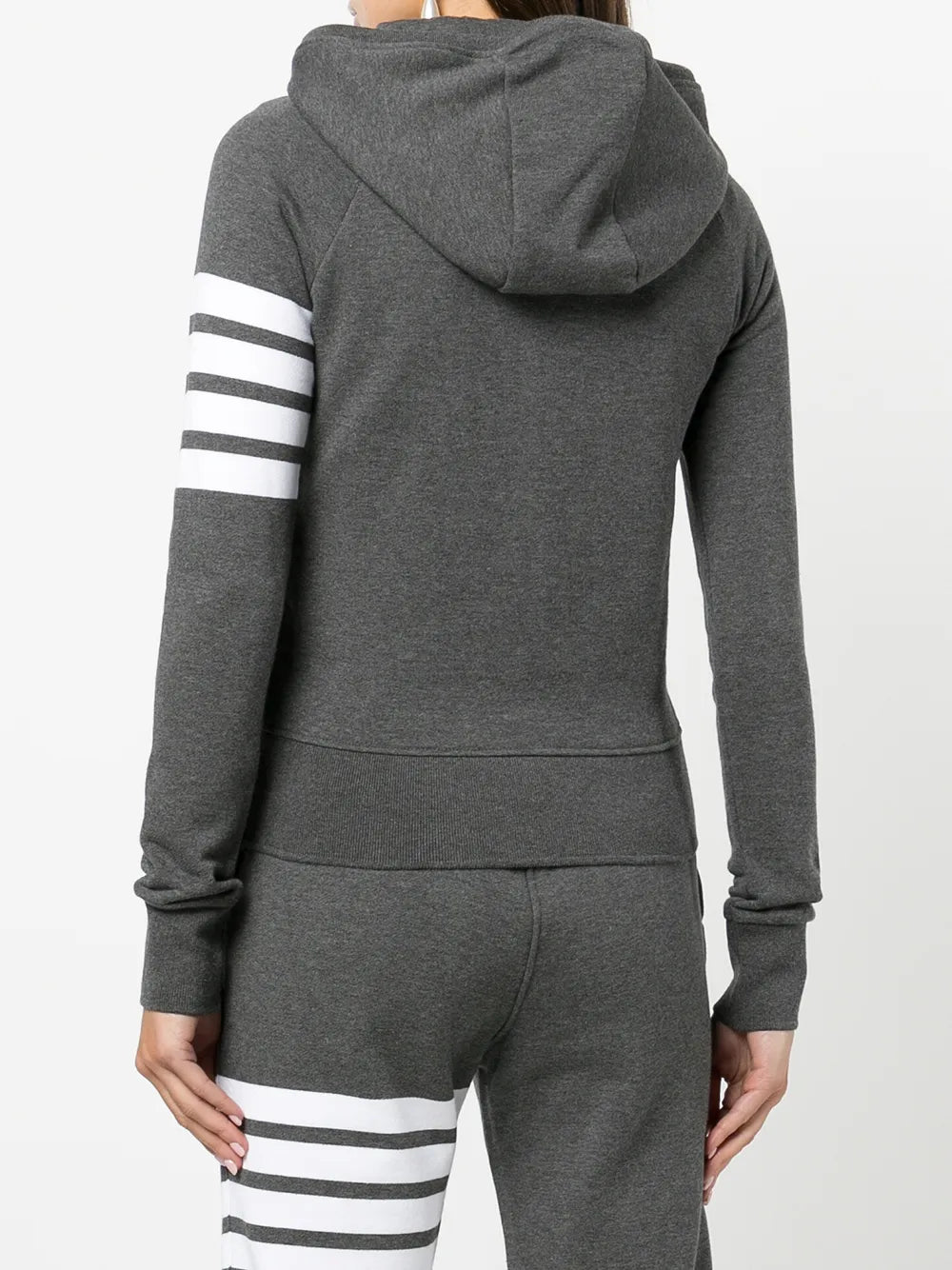 Zip Hoodie With Engineered 4 Bar