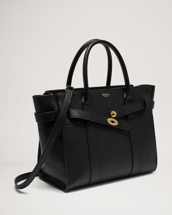 Small Zipped Bayswater Black Small Classic Grain