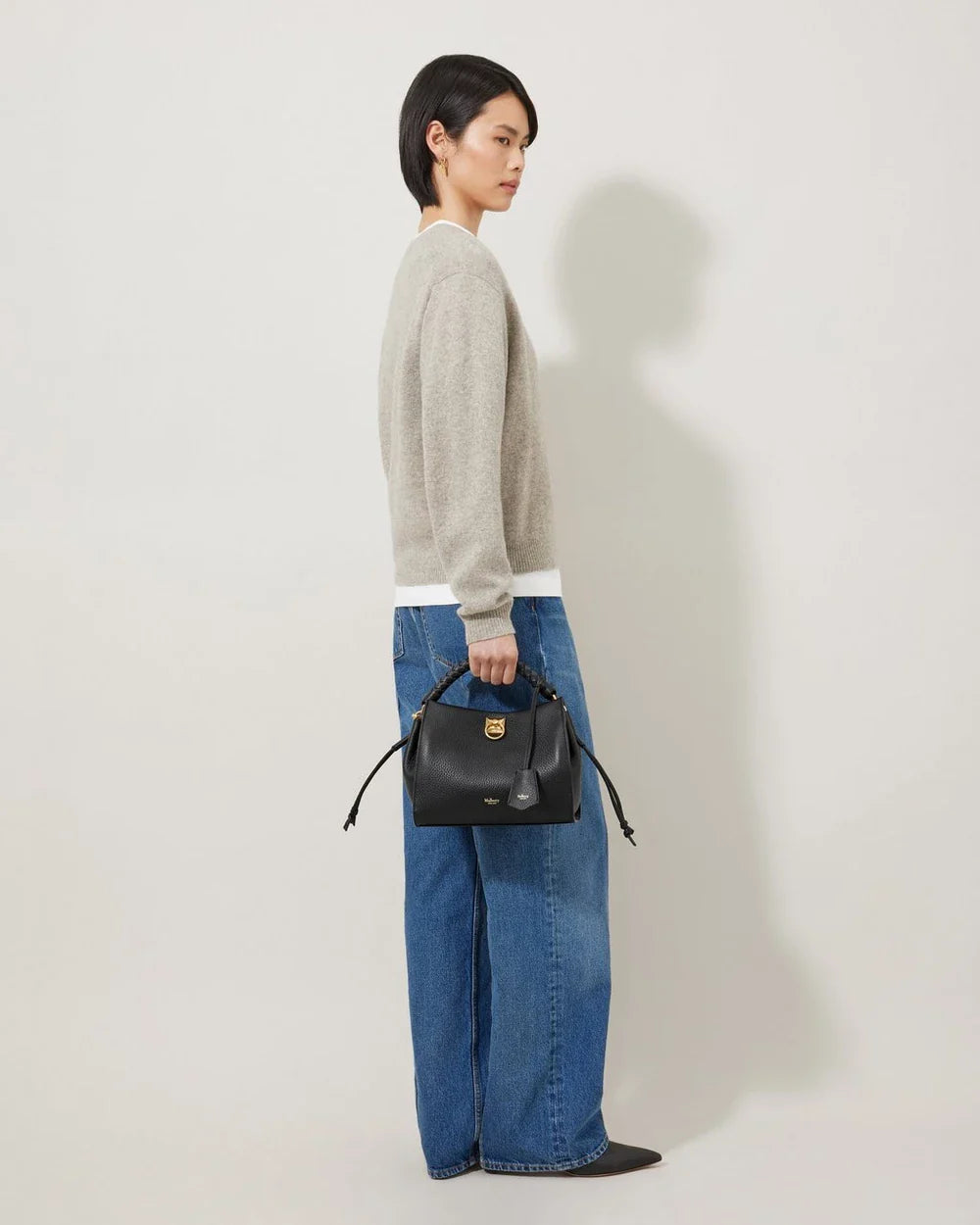 Small Iris Bag Handle Heavy Grain