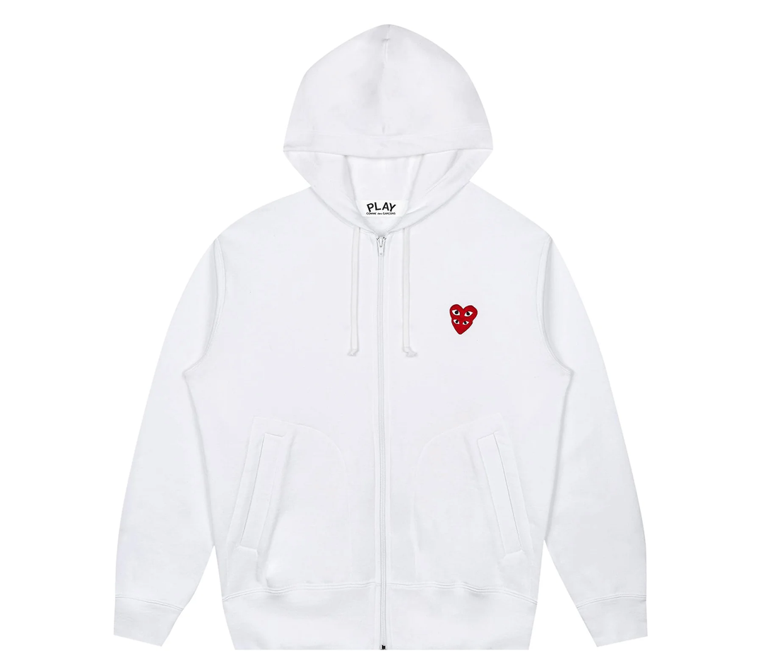 Double Red Emblem Hoodie