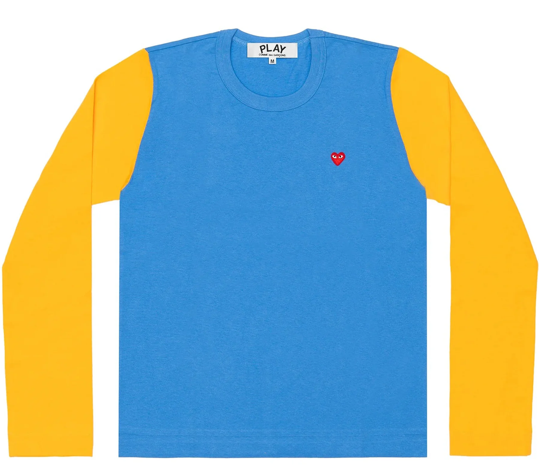 Small Red Heart Bi-Color Tee