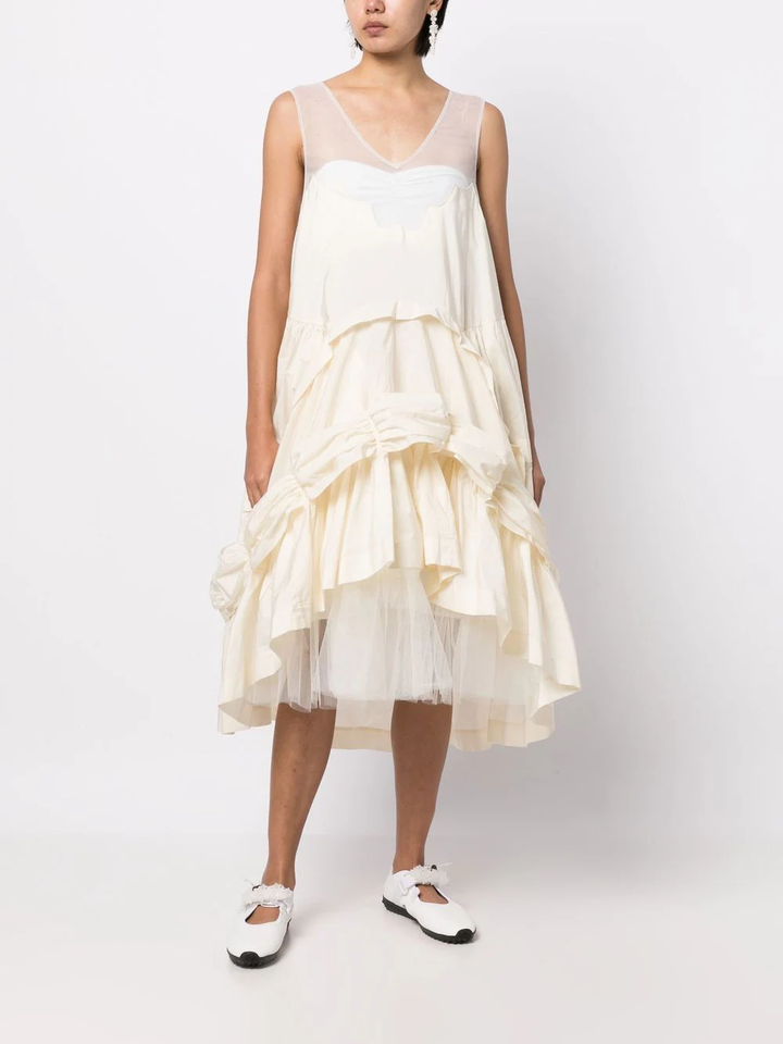 Sleeveless Drop Waist Tutu Dress