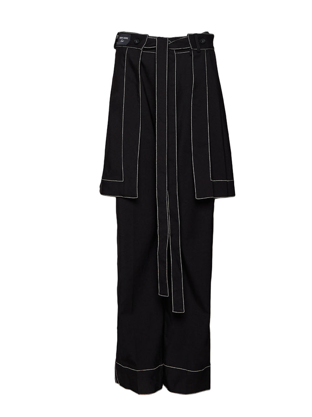 Virgin Wool Wide Leg Pants