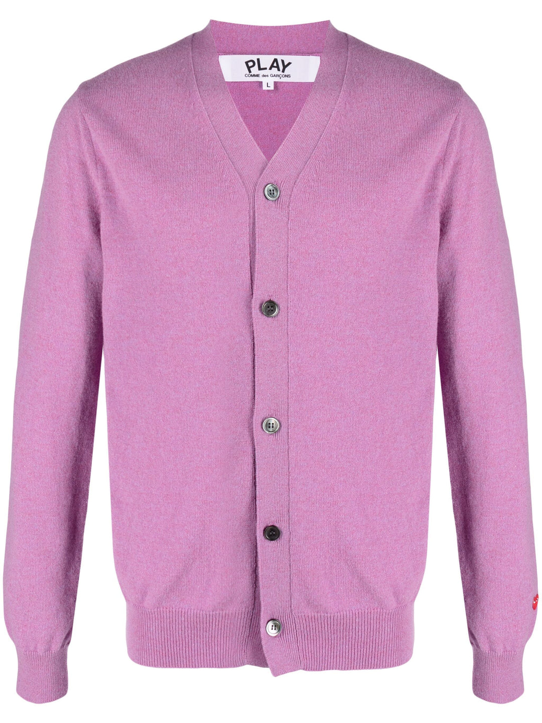 Small Red Heart Pastel Cardigan