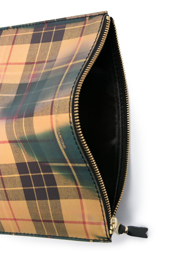 Lenticular Tartan Big Pouch