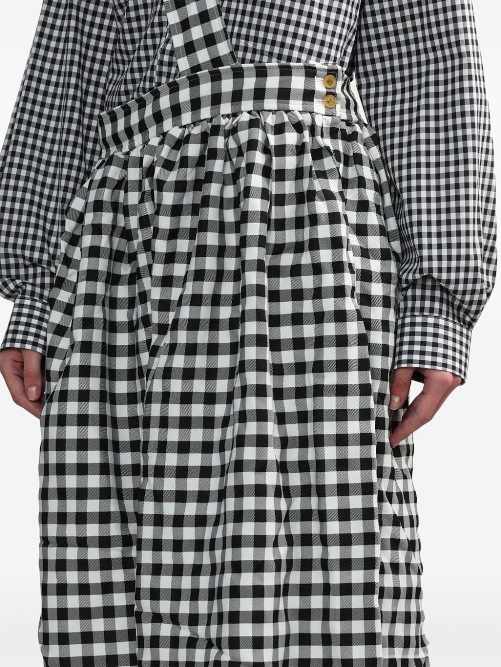 Checkered Skirt X Suspender